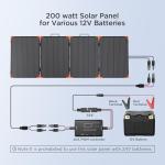 Portable 200W Solar Panel for Home and RV