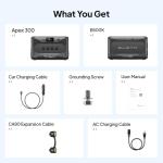 BLUETTI Apex 300 Portable Power Station Bundle