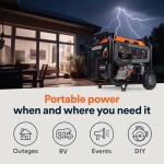 Generac Tri-Fuel Portable Generator for Home & RV