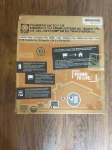 Generac 6294 30 Amp Manual Transfer Switch Kit
