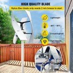 Quiet 3000W Vertical Wind Turbine Generator Kit
