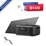 EcoFlow RIVER 3 Portable Power Station with Solar Panel