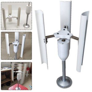 12V Vertical Wind Turbine Generator with 3 Blades