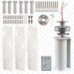 3KW Vertical Wind Turbine with Controller Kit