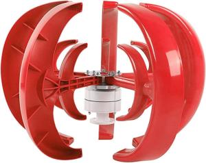 Vertical Axis Wind Turbine Generator Kit with 5 Blades