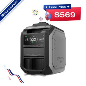 EcoFlow 2000W Smart Dual Fuel Generator for Home