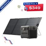 EcoFlow RIVER 2 Pro Solar Generator with Panel
