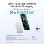 Portable Magnetic Power Bank with Wireless Charging