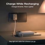 Portable Magnetic Power Bank with Wireless Charging