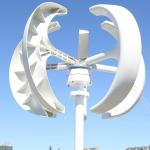 800W Vertical Wind Turbine with 5 Blades