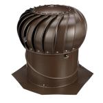 Brown 14-Inch Aluminum Wind Turbine for Home