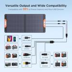 110W Portable Solar Panel for Off-Grid Power