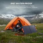 110W Portable Solar Panel for Off-Grid Power