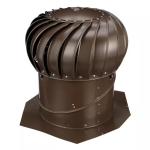 Brown 14-Inch Aluminum Wind Turbine for Home