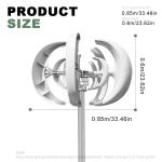 5000W Vertical Wind Turbine for Home Energy