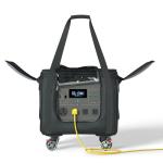FOLU Power Station Carrying Bag,Easy to Carry,360°Universal Wheels, Waterproof&Dustproof, 15x13x12in Fit1200w-2000w, Dabsson/BLUETTI/FOSSIBOT/VTOMAN/Jackery,Travel, Camping, Parties,RV