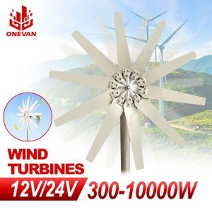 12V/24V Wind Turbine Generator Kit with MPPT