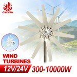 12V/24V Wind Turbine Generator Kit with MPPT