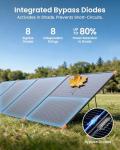 480W Bifacial Portable Solar Panel Charger