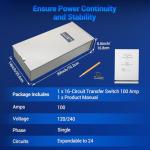 100 Amp Automatic Transfer Switch for Generac