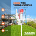 3000W 24V Vertical Wind Turbine Generator