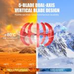 1200W Vertical Wind Turbine for Home Use