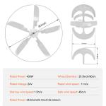 400W 5-Blade Wind Turbine Generator Kit