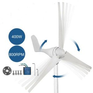 1200W 5-Blade DC12V Wind Turbine Generator