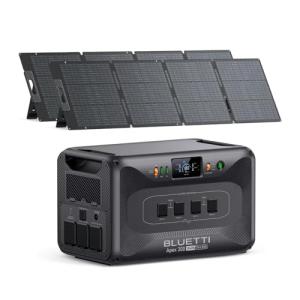 BLUETTI Apex 300 Solar Generator and Panels
