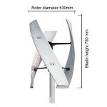 Home Vertical Wind Turbine Generator - 800W