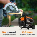 Generac GP6500 Portable Gas Generator - 6500 Watts