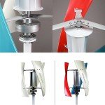 8000W Silent Vertical Wind Turbine Generator Kit
