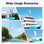 3-Blade Automatic Wind Turbine System for Home