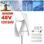 Vertical Axis Wind Turbine Home Kit 12V-48V