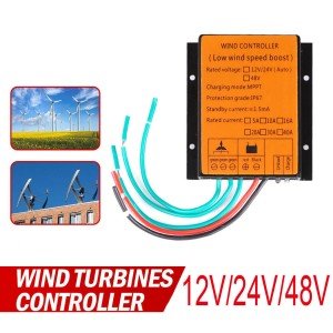 Vertical Wind Turbine Kit with Power Controller