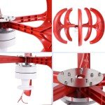 400W 12V Vertical Helix Wind Turbine Generator