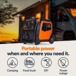 Generac iQ3800 Portable Inverter Generator, Dual Fuel