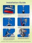 CHRISK 5000W No Noise Vertical Wind Turbine Generator, Portable Wind Power Turbine Generator Kit with Controller,12v