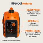 Generac 2500W Portable Quiet Inverter Generator