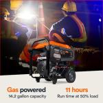 Generac 7705 GP15500EFI Electric Start Portable Generator