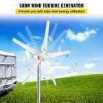 VEVOR 500W Wind Turbine Generator Kit for Home