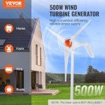 VEVOR 500W Home Wind Turbine Generator Kit