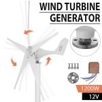 1200W 12V Wind Turbine Generator Kit for Homes