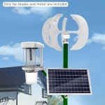 24V 600W 5-Blade Home Wind Turbine Generator