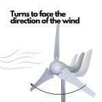 400W 12V Home Wind Turbine Generator Kit