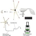 Nature's Generator Wind Turbine with 100ft Cable