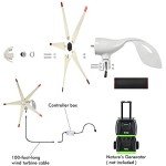 Nature's Generator Wind Turbine with 100ft Cable