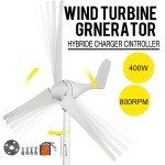 12V Wind Turbine Generator Kit with Charge Controller