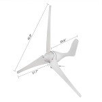 12V Wind Turbine Generator Kit with Charge Controller