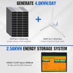 1000W Wind and Solar Power Kit for Home